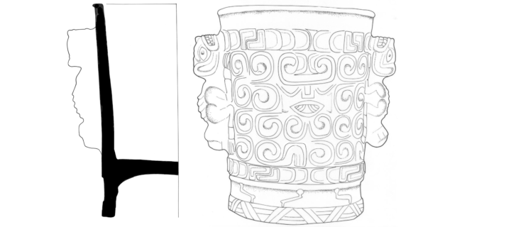 Drawing of a vase